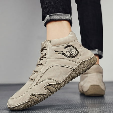 ZXHACSJ Men s High Top Mountaineering Shoes For Leisure Couple Shoes Men s Shoes Beige 44
ZXHACSJ Men s High Top Mountaineering Shoes For Leisure Couple Shoes Men s Shoes Beige 44