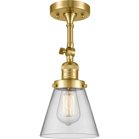 Satin Gold Tone Semi Flush 6 Wide Steel/Cast Brass/Glass Medium Base LED 1 Light Fixture
Satin Gold Tone Semi Flush 6 Wide Steel/Cast Brass/Glass Medium Base LED 1 Light Fixture