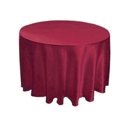 20 Pack 132" Inch round Satin Tablecloth 21 COLORS Table Cover Wedding Banquet