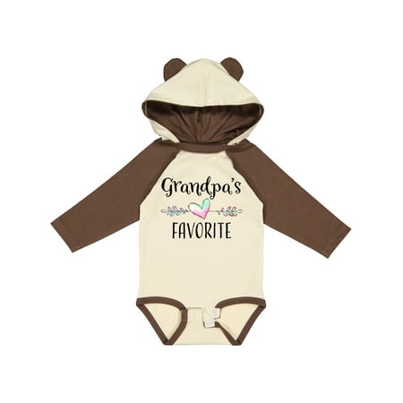 Inktastic Grandpas Favorite- Heart Grandchild Gift Baby Boy or Baby Girl Long Sleeve Bodysuit
Inktastic Grandpas Favorite- Heart Grandchild Gift Baby Boy or Baby Girl Long Sleeve Bodysuit