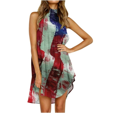 amlbb Summer Dresses for Women Independence Day Women s Fashion Sleeveless Printed Round Neck Loose Ladies Irregular Dress Summer Beach Dresses on Clearance
amlbb Summer Dresses for Women Independence Day Women s Fashion Sleeveless Printed Round Neck Loose Ladies Irregular Dress Summer Beach Dresses on Clearance
