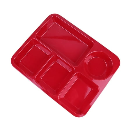 Plastic Separating Dish Divided Compartments Plate Anti-fall Rice Tray Practical Tableware for Home (Red)
Plastic Separating Dish Divided Compartments Plate Anti-fall Rice Tray Practical Tableware for Home (Red)