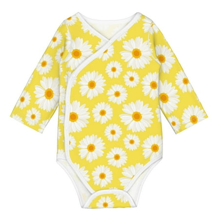 Matuu Daisies Flowers for Baby Long-Sleeve Bodysuit Soft Cotton Comfortable and Breathable Perfect for Newborns and Infants
Matuu Daisies Flowers for Baby Long-Sleeve Bodysuit Soft Cotton Comfortable and Breathable Perfect for Newborns and Infants