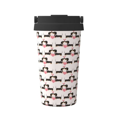 KLL Dachshund And Hearts Pattern Stainless Steel Vacuum Insulated Tumbler - Carry Insulated Coffee Mug - Reusable Insulated Cold Brew Iced Coffee Cup Thermos
KLL Dachshund And Hearts Pattern Stainless Steel Vacuum Insulated Tumbler - Carry Insulated Coffee Mug - Reusable Insulated Cold Brew Iced Coffee Cup Thermos