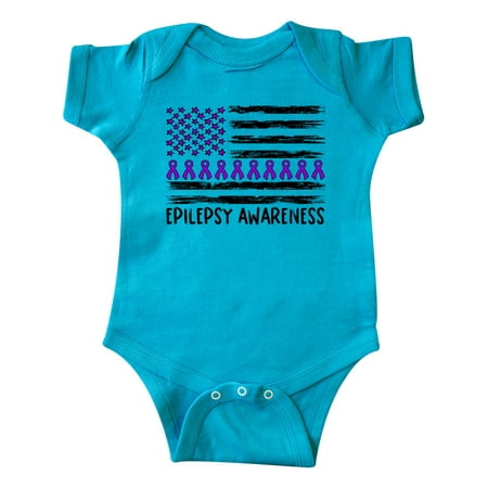 Inktastic Epilepsy Awareness Purple Ribbons and Flag Gift Baby Boy or Baby Girl Bodysuit
Inktastic Epilepsy Awareness Purple Ribbons and Flag Gift Baby Boy or Baby Girl Bodysuit