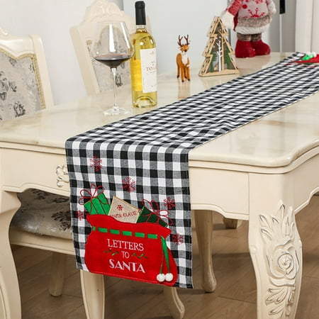 Qepwscx Cotton Red and Black Plaid Christmas Table Runner 71 Inches Long All Season Winter Christmas Xmas Holiday Style Table Decoration Clearance
Qepwscx Cotton Red and Black Plaid Christmas Table Runner 71 Inches Long All Season Winter Christmas Xmas Holiday Style Table Decoration Clearance