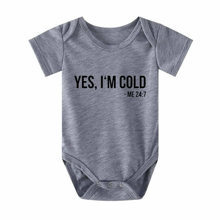 TUOBARR Toddler Baby Girls Boys Short Sleeve Letter Print T-Shirt Jumpsuit Romper Gray (0-24Months)
TUOBARR Toddler Baby Girls Boys Short Sleeve Letter Print T-Shirt Jumpsuit Romper Gray (0-24Months)