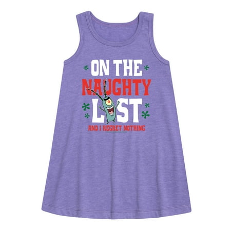 SpongeBob SquarePants - Plankton Naughty List - Toddler and Youth Girls A-line Dress
SpongeBob SquarePants - Plankton Naughty List - Toddler and Youth Girls A-line Dress
