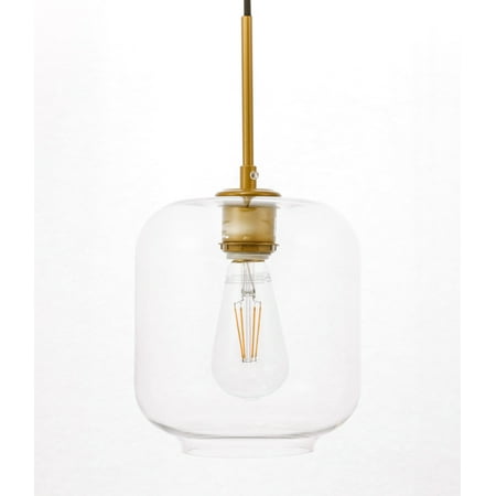 Elegant Lighting LD2272 Collier 1 Light 7" Wide Mini Pendant