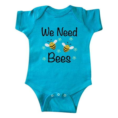 Inktastic Beekeeping We Need Bees Gift Baby Boy or Baby Girl Bodysuit