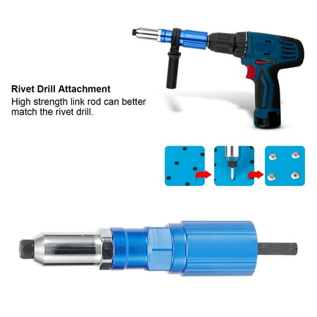 Tebru Rivet Drill Attachment Electric Riveter Conversion Connector Adaptor Electric Carpenter Tool Electric Riveter Adaptor Rivet Drill Attachment
Tebru Rivet Drill Attachment Electric Riveter Conversion Connector Adaptor Electric Carpenter Tool Electric Riveter Adaptor Rivet Drill Attachment