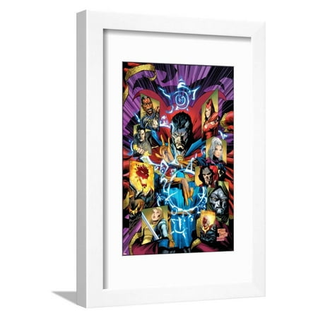 New Avengers No.51 Cover: Dr. Strange Framed Print Wall Art By Billy Tan