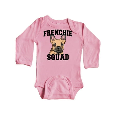 Inktastic Cute French Bulldog Frenchie Squad Gift Baby Boy or Baby Girl Long Sleeve Bodysuit
Inktastic Cute French Bulldog Frenchie Squad Gift Baby Boy or Baby Girl Long Sleeve Bodysuit