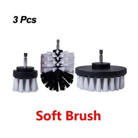 UNTIOR - Power Scrubber Brush Set Car Polisher Bathroom Cleaning Kit Bathroom Kitchen Cleaning Tool Multipurpose Drill Brush Set