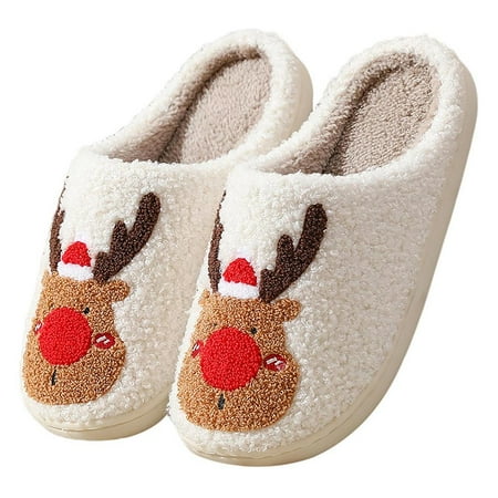 Christmas Slippers|Reindeer Cute Slippers for Women|Red/Green Elk Cozy Funny House Bedroom Slippers Womens Slippers
Christmas Slippers|Reindeer Cute Slippers for Women|Red/Green Elk Cozy Funny House Bedroom Slippers Womens Slippers