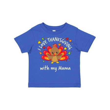 Inktastic I Love Thanksgiving with My Mama-happy Turkey Gift Toddler Boy or Toddler Girl T-Shirt 
Inktastic I Love Thanksgiving with My Mama-happy Turkey Gift Toddler Boy or Toddler Girl T-Shirt