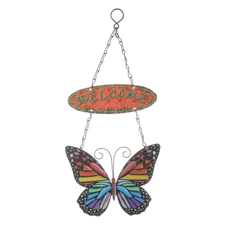 Iron Art Welcome Sign Wall Pendant Door Hanging Ornament Butterflies Design Welcome Sign
Iron Art Welcome Sign Wall Pendant Door Hanging Ornament Butterflies Design Welcome Sign