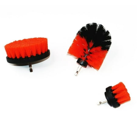 QIFEI 3Pcs/set Drill Brush Attachment - Bathroom Surfaces Tub Shower Tile and Grout All Purpose Power Scrubber Cleaning Kit –Grout Drill Brush Set – Drill Brushes Red
QIFEI 3Pcs/set Drill Brush Attachment - Bathroom Surfaces Tub Shower Tile and Grout All Purpose Power Scrubber Cleaning Kit –Grout Drill Brush Set – Drill Brushes Red