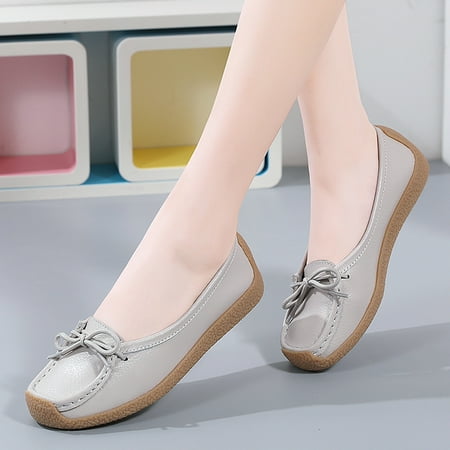 Women‘s Bowknot Slip On Loafers Solid Color Round Toe Non-alip Soft Sole Shoes Low Top Walking Shoes
Women‘s Bowknot Slip On Loafers Solid Color Round Toe Non-alip Soft Sole Shoes Low Top Walking Shoes