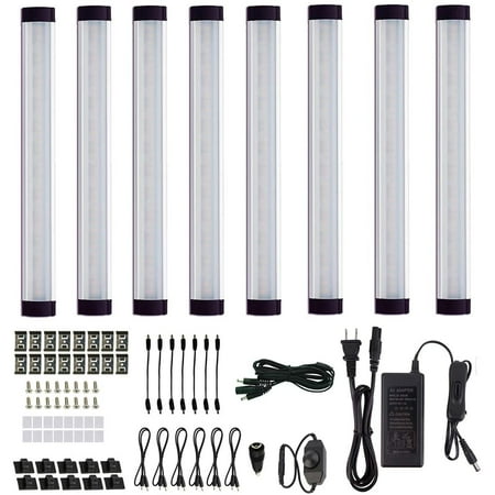 KUSONG LED Under Cabinet lighting Kit Plug in Strip Lights with Dimmer Switch for Kitchen Cabinet Counter Closet bedroom lighting.(24w-8 bars kit-6000K)
KUSONG LED Under Cabinet lighting Kit Plug in Strip Lights with Dimmer Switch for Kitchen Cabinet Counter Closet bedroom lighting.(24w-8 bars kit-6000K)