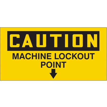 Condor Safety Sign 2.25in x 4.5in Vinyl PK2 487C99 487C99 ZO-G6573137