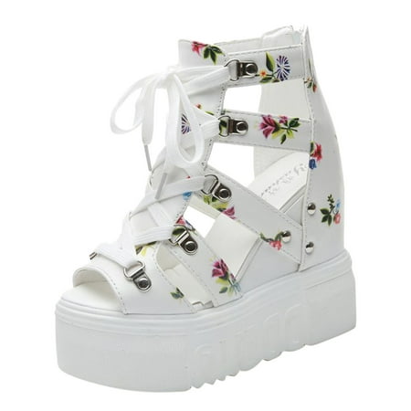 LIANGP Women s Sandals Zippered Waterproof Platform Hollow Out Shoes Wedges Sandals Women s Shoes White Size 7
LIANGP Women s Sandals Zippered Waterproof Platform Hollow Out Shoes Wedges Sandals Women s Shoes White Size 7