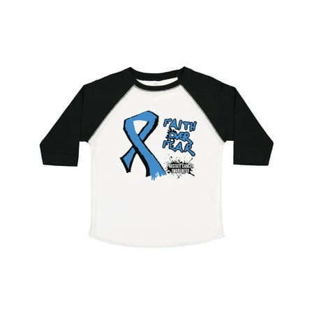 Inktastic Ribbon Faith over Fear Prostate Cancer Awareness Gift Toddler Boy or Toddler Girl T-Shirt 
Inktastic Ribbon Faith over Fear Prostate Cancer Awareness Gift Toddler Boy or Toddler Girl T-Shirt