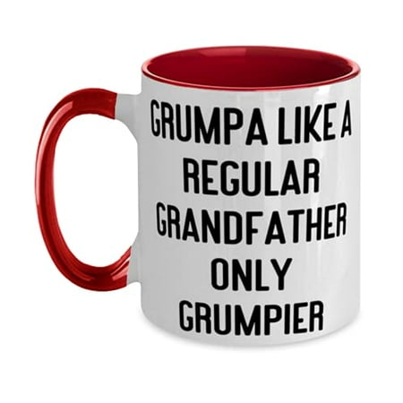Grumpa Like A Regular Grandfather Only Grumpier Grandfather Two Tone 11oz Mug Best Grandfather Cup For Big Paw
Grumpa Like A Regular Grandfather Only Grumpier Grandfather Two Tone 11oz Mug Best Grandfather Cup For Big Paw