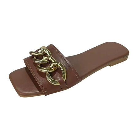 Kukoosong Sandals Women Beach Sandals Summer Non-Slip Causal Slippers Flat Sandals for Women Brown 42
Kukoosong Sandals Women Beach Sandals Summer Non-Slip Causal Slippers Flat Sandals for Women Brown 42