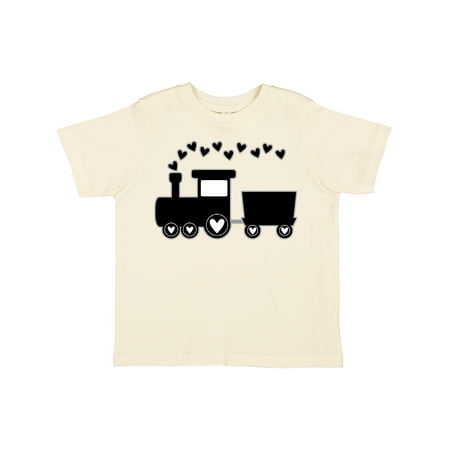 Inktastic Valentines Day Heart Choo Choo Train Gift Toddler Boy Girl T-Shirt
