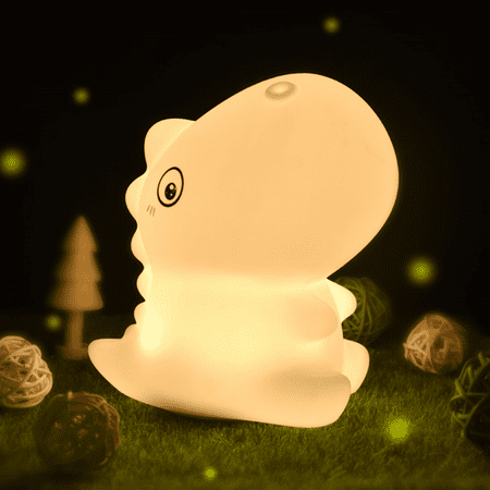 Cute Shark Night Light 7 Color Changing LED Portable Touch Lamp for Bedroom USB Rechargeable Silicone Animal Night Light for Baby Girl Birthday Gift Room Decor(Dinosaur)
Cute Shark Night Light 7 Color Changing LED Portable Touch Lamp for Bedroom USB Rechargeable Silicone Animal Night Light for Baby Girl Birthday Gift Room Decor(Dinosaur)