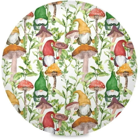 Bestwell 4 pieces Mushroom Gnomes Round Placemats Table Mats for Kitchen Washable Non-Slip Place Mats Heat Resistant Place Mats for Kitchen Dining Table Decoration
Bestwell 4 pieces Mushroom Gnomes Round Placemats Table Mats for Kitchen Washable Non-Slip Place Mats Heat Resistant Place Mats for Kitchen Dining Table Decoration