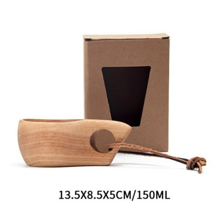 Wooden Mug Cup with Handle Portable Eco-Friendly Traditional Lightweight Coffee Mug Kitchen Picnic Outdoor Travel Camping Using A4
Wooden Mug Cup with Handle Portable Eco-Friendly Traditional Lightweight Coffee Mug Kitchen Picnic Outdoor Travel Camping Using A4