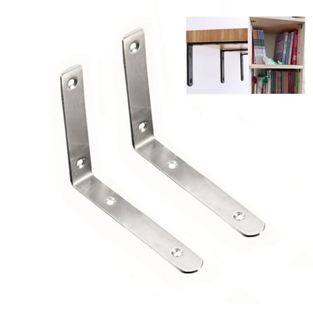 SIEYIO 2 Pcs Thick L Shelf Bracket Metal Shelf Brackets Thickness 4mm Industrial Shelf
SIEYIO 2 Pcs Thick L Shelf Bracket Metal Shelf Brackets Thickness 4mm Industrial Shelf