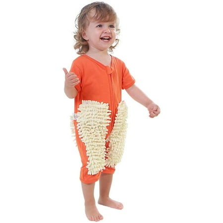 DNDKILG Baby Toddler Short Sleeve Romper for Girls Floor Cleaning Clothes Jumpsuit Orange 6M-24M 90
DNDKILG Baby Toddler Short Sleeve Romper for Girls Floor Cleaning Clothes Jumpsuit Orange 6M-24M 90