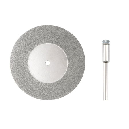 

Uxcell 50mm Diamond Coated Cutting Wheels with 3mm Mandrels for Rotary Tool