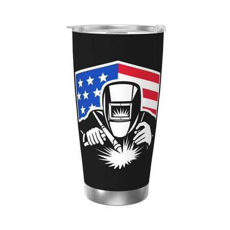 Welder Torch Welding American Flag (3) 20 Oz Water Bottle Insulated Tumblers Stainless Steel Cups Double Wall Tumbler with Lid
Welder Torch Welding American Flag (3) 20 Oz Water Bottle Insulated Tumblers Stainless Steel Cups Double Wall Tumbler with Lid
