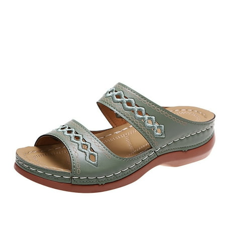 Sandals Women Dressy Summer Orthotic Flip Flops for Women Open Peep Toe Solid Color Walking
Sandals Women Dressy Summer Orthotic Flip Flops for Women Open Peep Toe Solid Color Walking