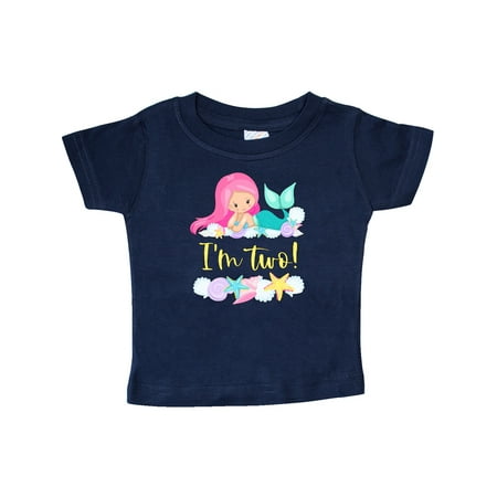 Inktastic I m 2 Mermaid with Pink Hair and Shells Gift Baby Boy or Baby Girl T-Shirt
Inktastic I m 2 Mermaid with Pink Hair and Shells Gift Baby Boy or Baby Girl T-Shirt