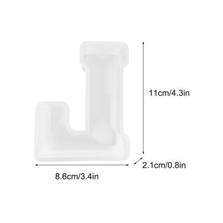 Alphabet Cake Baking Mould English Letter Silicone Mold 3D Alphabet Letter
