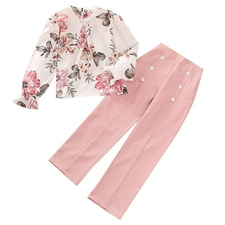 KDFJPTH Toddler Outfits Girl 2 Pcs Long Sleeve Floral Tops And Pants Kids Girls Joggers Clothes Set
KDFJPTH Toddler Outfits Girl 2 Pcs Long Sleeve Floral Tops And Pants Kids Girls Joggers Clothes Set