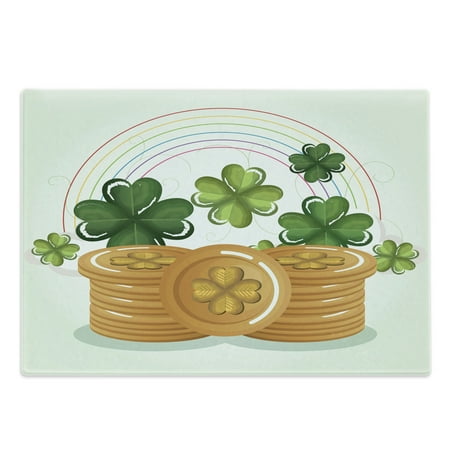 Clover Cutting Board St Patrick s Day Cartoon Graphic of Coins Shamrocks and Rainbow Decorative Tempered Glass Cutting and Serving Board in 3 Sizes by Ambesonne
Clover Cutting Board St Patrick s Day Cartoon Graphic of Coins Shamrocks and Rainbow Decorative Tempered Glass Cutting and Serving Board in 3 Sizes by Ambesonne