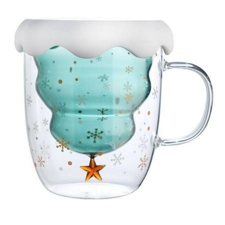 Double Glass Christmas Tree With Lid Glass Mug Resistant Children Christmas Gift 300ML High Temperature Milk Mug
Double Glass Christmas Tree With Lid Glass Mug Resistant Children Christmas Gift 300ML High Temperature Milk Mug