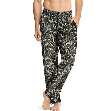 Hanes Men's ComfortsoftCotton Printed Lounge Pants, Style 01000/01000X