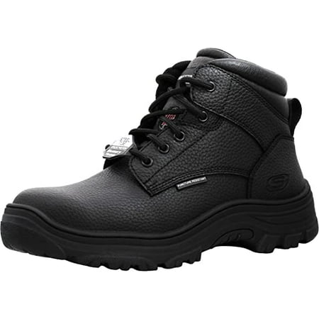 Skechers Men s Burgin-Tarlac Industrial Boot Black/Black 13 M US