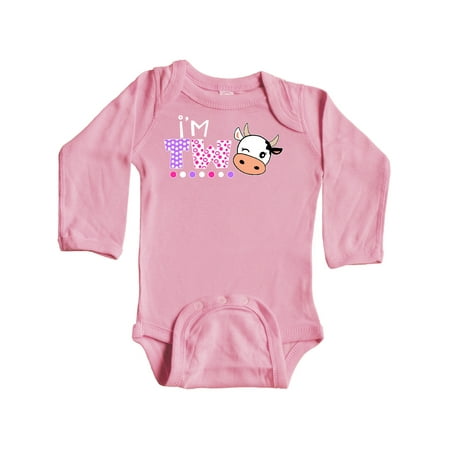 Inktastic I m 2 Cute Cow and Polka Dots Gift Baby Boy or Baby Girl Long Sleeve Bodysuit
Inktastic I m 2 Cute Cow and Polka Dots Gift Baby Boy or Baby Girl Long Sleeve Bodysuit