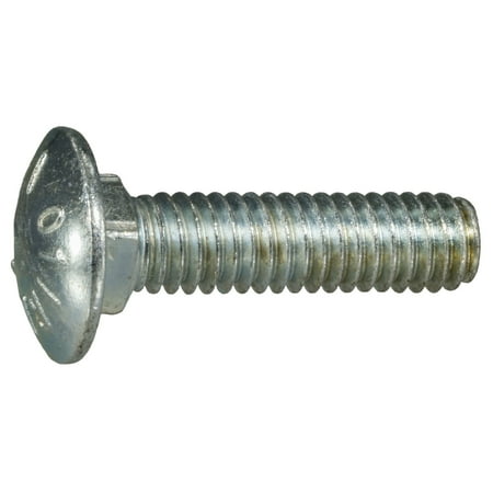 5/16 -18 x 1-1/4 Zinc Plated Grade 5 Steel Coarse Thread Carriage Bolts CBS5-151