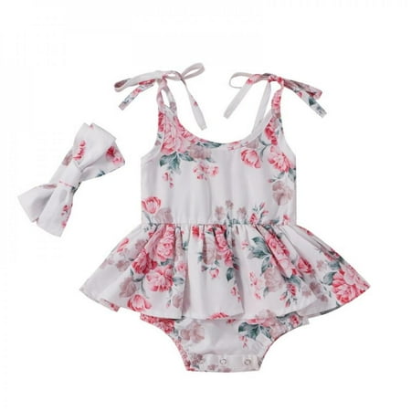 Malisata Summer Flower Printedborn Baby Girls Cotton Cute Skirt Bodysuits Sleeveless Strap Jumpsuits+Headband 2Pcs Outfits
Malisata Summer Flower Printedborn Baby Girls Cotton Cute Skirt Bodysuits Sleeveless Strap Jumpsuits+Headband 2Pcs Outfits