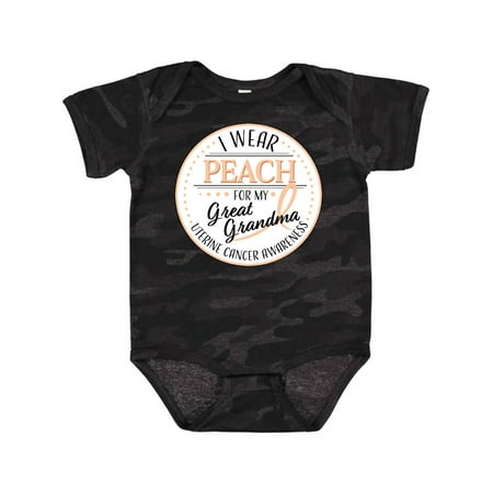Inktastic I Wear Peach for my Great Grandma- Uterine Cancer Awareness Gift Baby Boy or Baby Girl Bodysuit
Inktastic I Wear Peach for my Great Grandma- Uterine Cancer Awareness Gift Baby Boy or Baby Girl Bodysuit