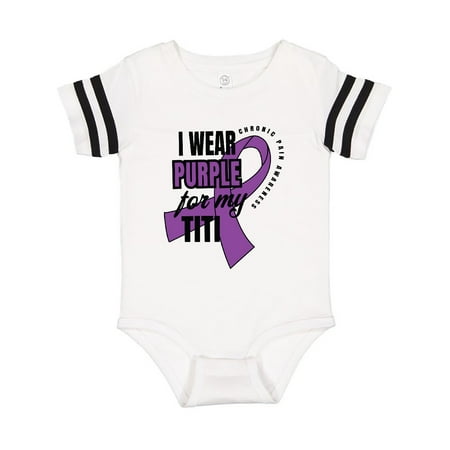 Inktastic Chronic Pain I Wear Purple For My Titi Gift Baby Boy or Baby Girl Bodysuit
Inktastic Chronic Pain I Wear Purple For My Titi Gift Baby Boy or Baby Girl Bodysuit